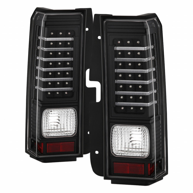 Xtune For Hummer H3 (Non H3T) 06-09 Tail Lights Pair LED Black ALT-ON-HH306-LED-BK | 5017697