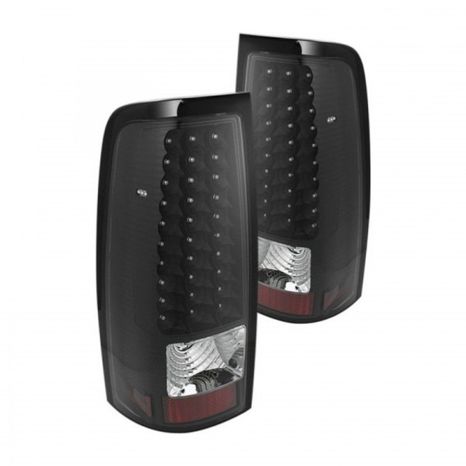 Xtune For Chevy Silverado 1500/2500 2003-2006 Tail Lights Pair LED ALT-ON-CS03-LED-BK | 5008763