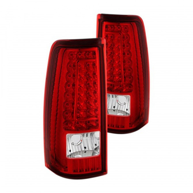 Xtune For Chevy Silverado 1500/2500/3500 99-02 Tail Lights Pair ALT-ON-CS99-G2-LED-RC | 5081247