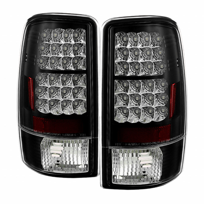 Spyder For Chevy Suburban 1500/2500 2000-2006 LED Tail Lights Pair Black | 5001528