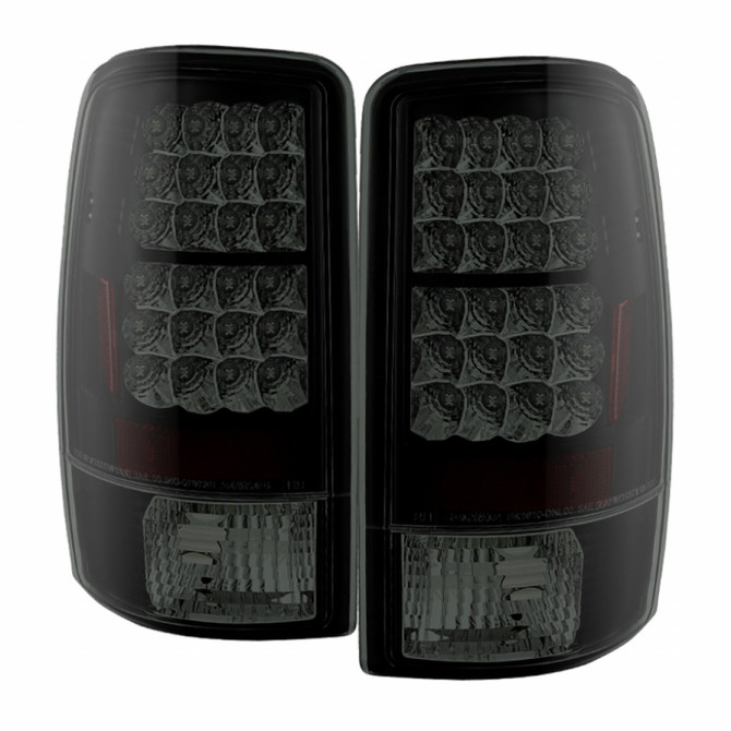 Spyder For GMC Yukon/Yukon XL 1500/2500 2000-2006 LED Tail Lights Pair Black Smoke | 5078001