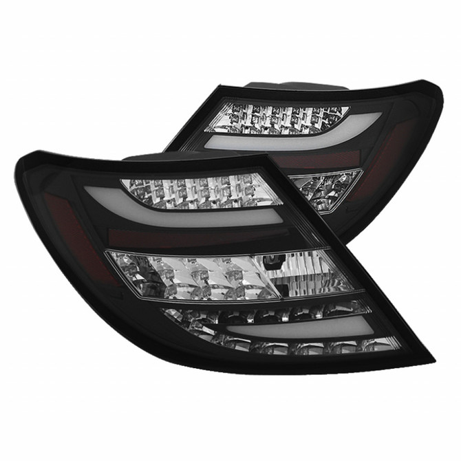 Spyder For Mercedes-Benz W204 C-Class 08-11 LED Tail Lights Pair Incandescent Black | 5072689