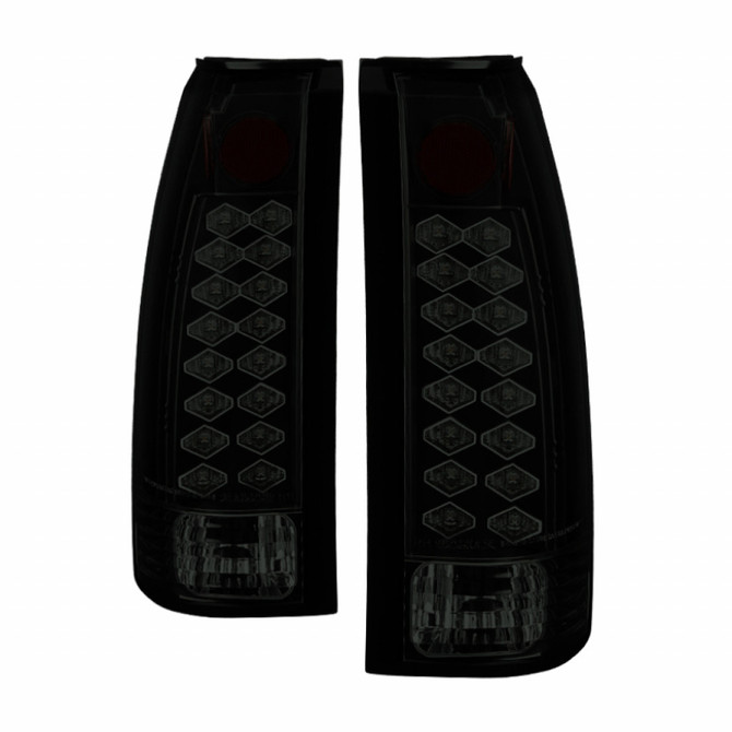 Spyder For GMC Yukon 1999 2000 LED Tail Lights Pair Black Smoke ALT-YD-CCK88-LED-BSM | 5077981