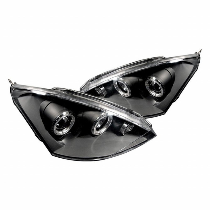 Spyder For Ford Focus 2000-2004 Projector Headlight Pair LED Halo Black | 5010186