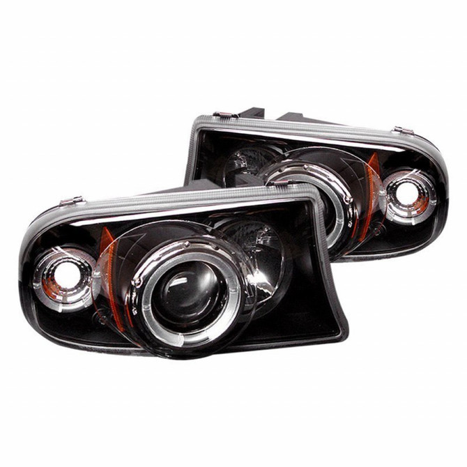 Spyder For Dodge Dakota 1997-2004 | 1PC Projector Headlight Pair LED Halo LED | 5009784