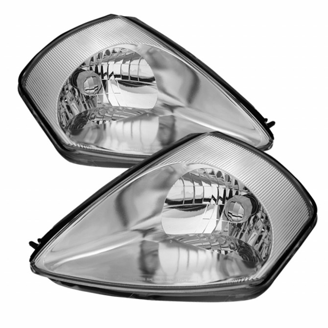 Xtune For Mitsubishi Eclipse 2000-2005 Headlight Pair Crystal Chrome HD-JH-ME00-C | 9023958