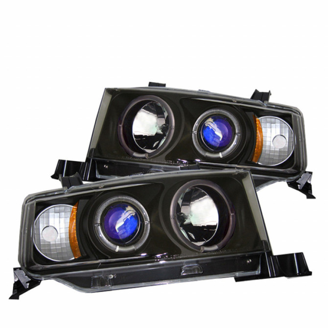 Spyder For Scion xB 2004-2006 Projector Headlights Pair | LED | Halo Black High Low | 5011893