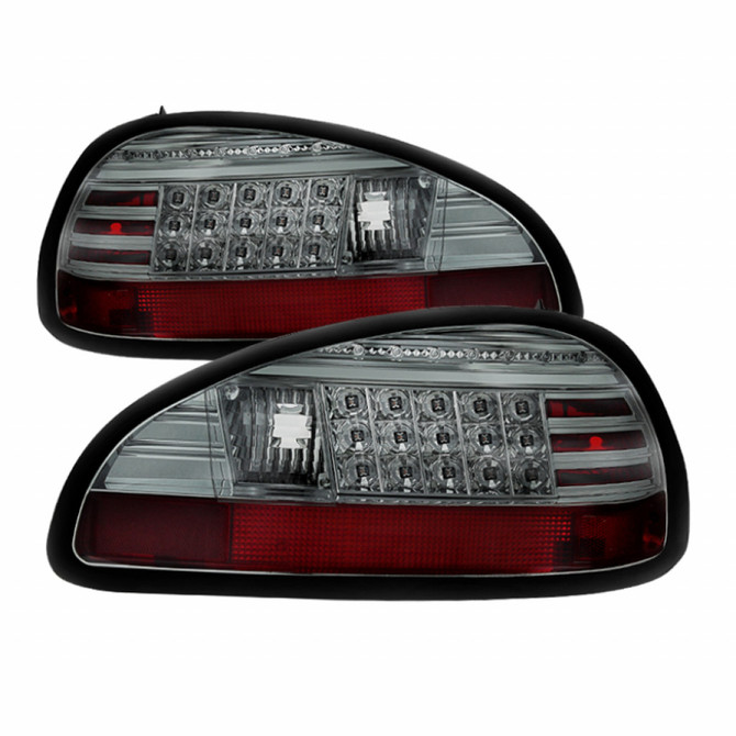 Spyder For Pontiac Grand Prix 97-03 Tail Lights Pair LED Smoke ALT-YD-PGP97-LED-SM | 5007179