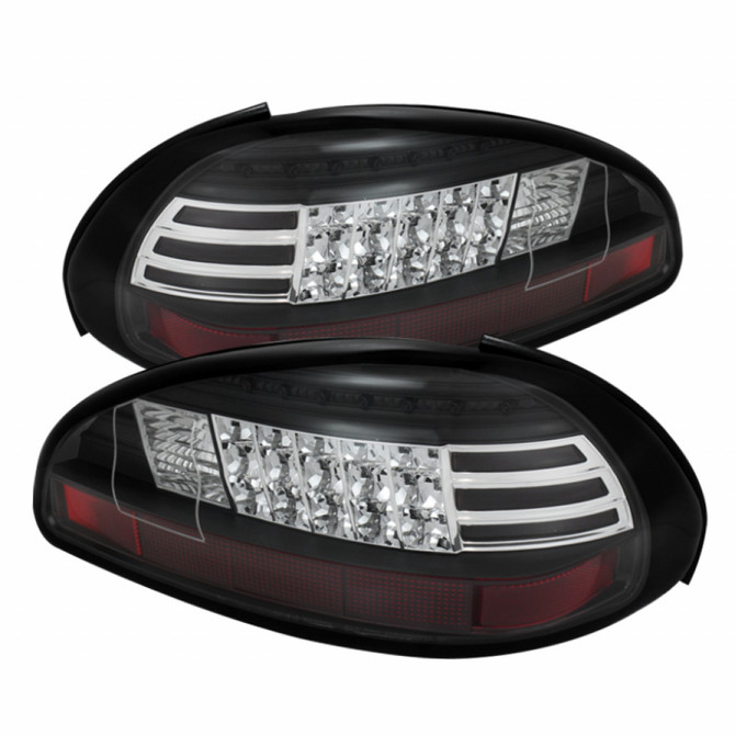 Spyder For Pontiac Grand Prix 97-03 Tail Lights Pair LED Black ALT-YD-PGP97-LED-BK | 5007148
