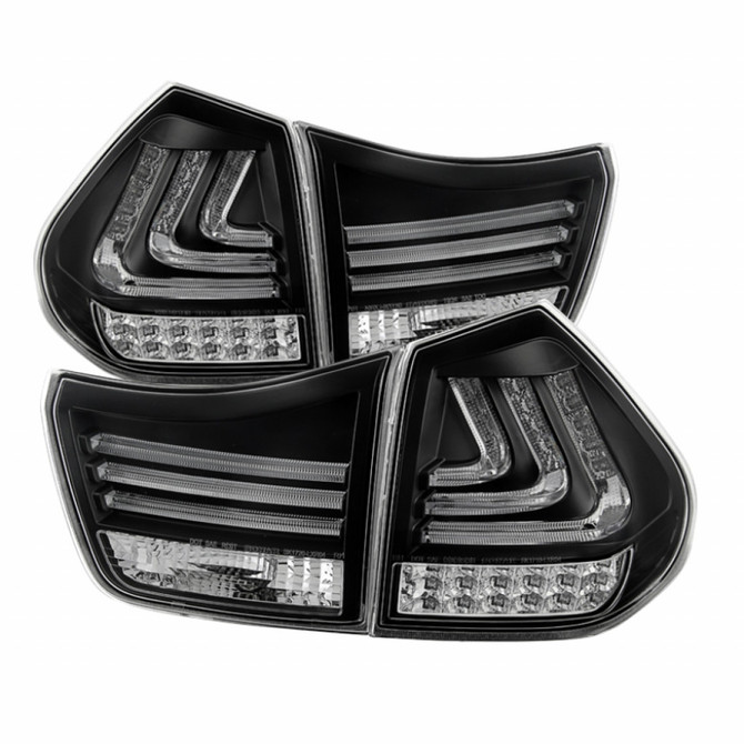 Spyder For Lexus RX330 2004-2006 Tail Lights Pair LED Black ALT-YD-LRX04-LED-BK | 5080837