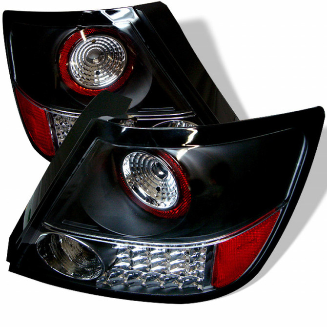 Spyder For Scion TC 2005-2010 Tail Lights Pair LED Black ALT-YD-TSTC04-LED-BK | 5007704