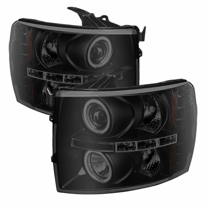 Spyder For Chevy Silverado 2500/3500 HD 2007-2014 Projector Headlights Pair CCFL | 5078735