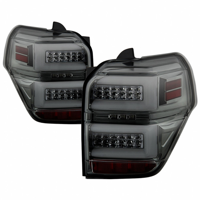 Spyder For Toyota 4Runner 2010-2014 LED Tail Lights Pair Sequential Turn Signal Smoke | 5087829
