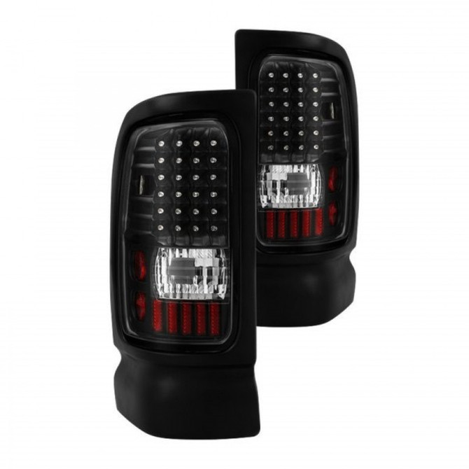 Xtune For Dodge Ram 1500 94-01/Ram 2500/3500 94-02 LED Tail Lights Pair Black | 5012777