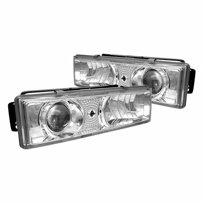 Spyder For GMC C1500/C2500/C3500 1988-1999 Projector Headlights Pair Chrm High 9005 | 5009296