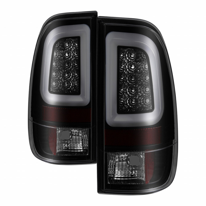 Spyder For Ford F-150/F-250 1997-2004 Tail Lights Pair | V3 Light Bar LED Black Smoke | 5084248