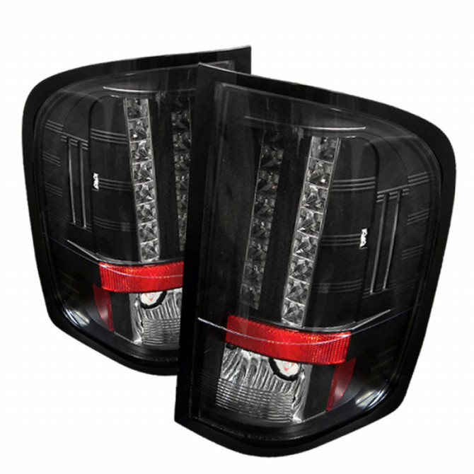 Spyder For GMC Sierra 2500/3500 HD 2007-2014 Tail Lights Pair | LED | Black | 5001771