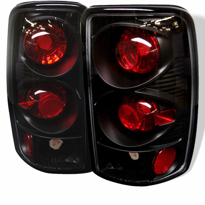 Spyder For GMC Yukon XL 1500/2500 2000-2006 Euro Style Tail Lights Pair | Black | 5001498