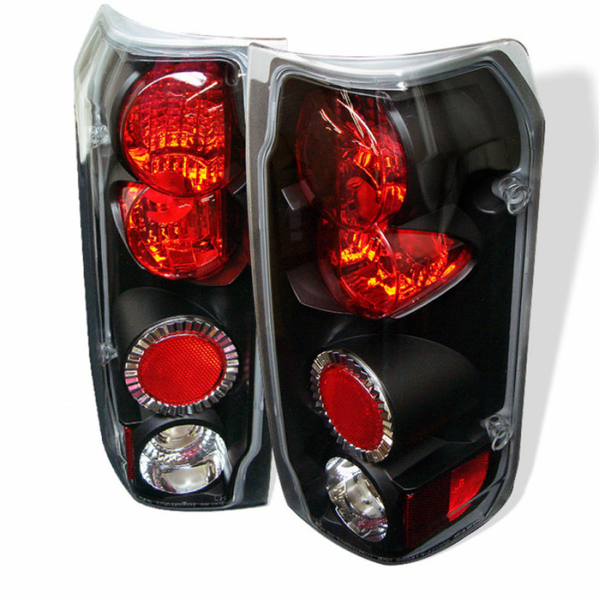 Spyder For Ford F-150 1987-1996 Euro Style Tail Lights Pair | Black | 5003300