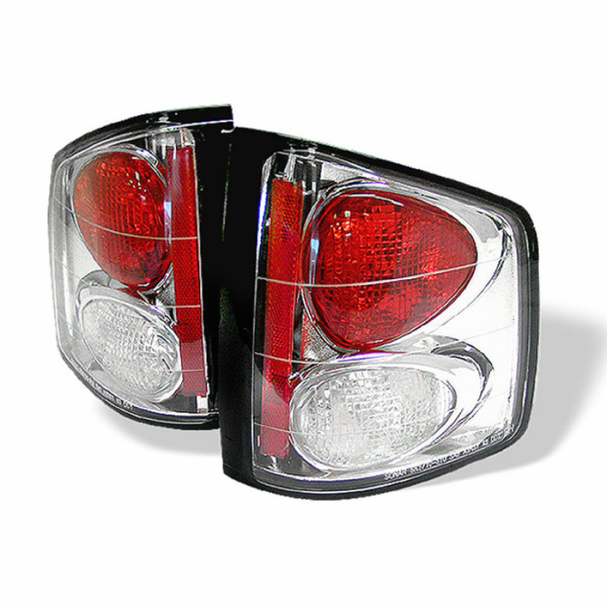 Spyder For Chevy S10 1994-2004 Euro Tail Lights Pair | Chrome | 5001894