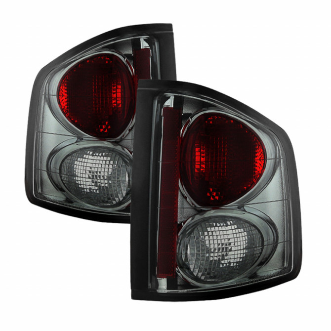 Spyder For Chevy S10 1994-2004 Euro Tail Lights Pair | Smoke | 5001962