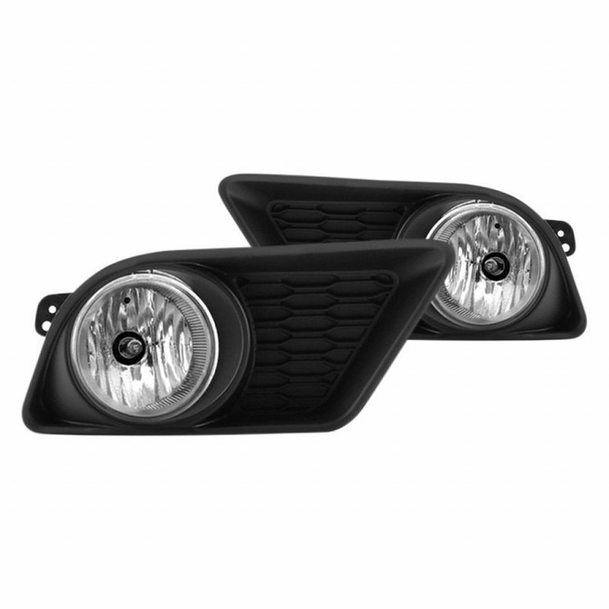 Spyder For Dodge Charger 2011-2014 Fog Lights Pair OEM Switch- Clear FL-DCH2011-OS-C | 5082909