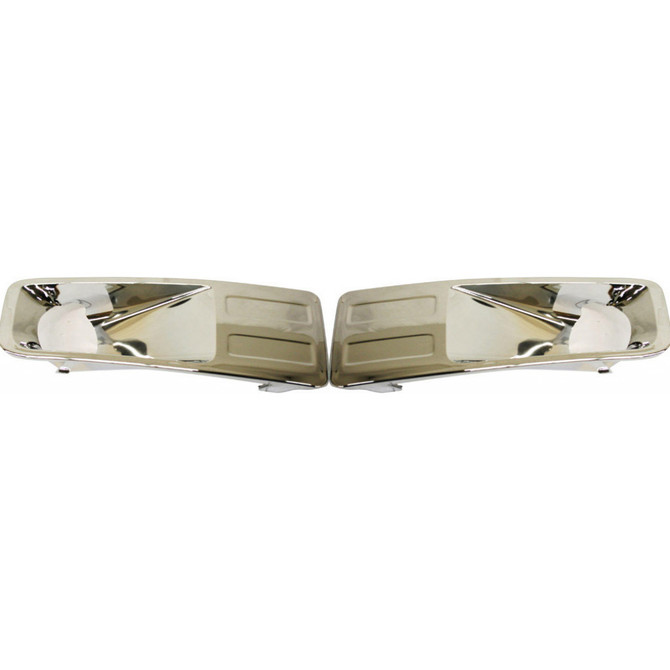 CarLights360: For Ford Fusion Fog Light Bezel Cover 2007 2008 2009 Pair Driver and Passenger Side Chrome Replaces FO2598100 | FO2599100 (PLX-M1-330-2506L-UD1-CL360A1)