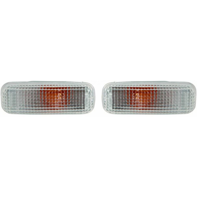 CarLights360: For Mercedes-Benz ML55 AMG Side Marker Light 2000 2001 Driver and Passenger Side | Pair | w/ Bulbs | DOT Certified | For MB2570101 | MB2570101