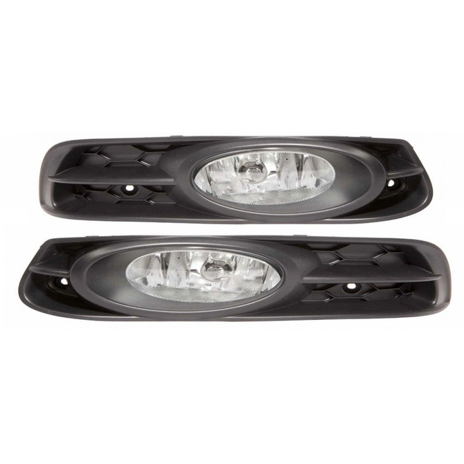 For Honda Civic Coupe 2012 Foglight Assembly Set w/o AUTO LIGHT Set Pair Driver and Passenger Side HO2591113 (CLX-M1-316-2047P-AQ)