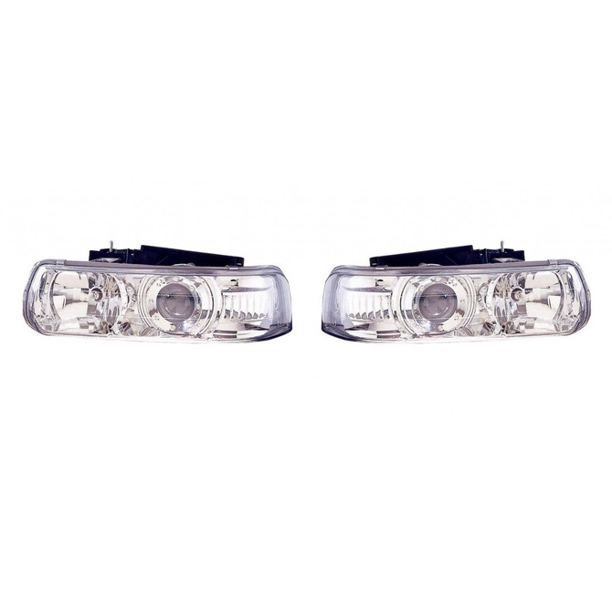 CarLights360: For 2001 2002 2003 2004 2005 Chevy Tahoe Head Light Assembly - Replacement for GM2505108 (CLX-M1-334-1119PXAS-CL360A3)