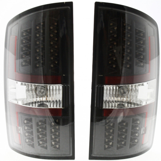 CarLights360: For 2003 2004 2005 DODGE RAM 1500 Tail Light Assembly (Black Housing) - Replacement for CH2811139 (CLX-M1-333-1909PXAS2C-CL360A1)