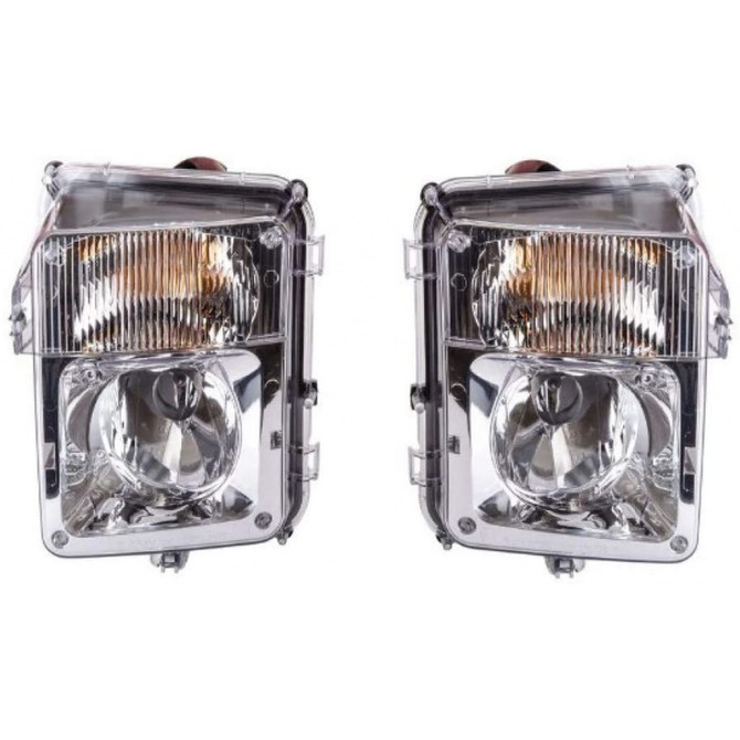 CarLights360: For Cadillac SRX Fog Light 2004-2009 Pair Driver and Passenger Side | w/ Bulbs | GM2592158 + GM2593158 (PLX-M1-331-2012L-AQ-CL360A1)