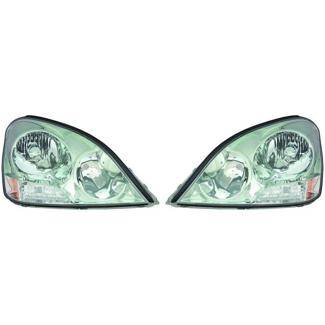CarLights360: For Lexus LS430 Headlight 2001 2002 2003 Pair Driver and Passenger w/o bulbs and ballast HID Type - w/o ut bulbs and ballast - LX2518105 + LX2519105 (PLX-M1-323-1122LMUSHM9-CL360A1)