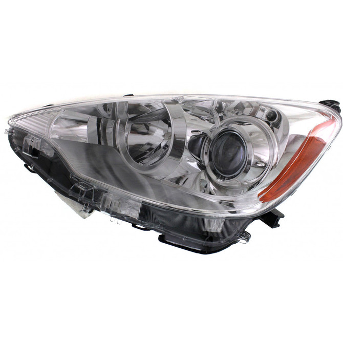 CarLights360: For 2012 2013 2014 Toyota Prius C Headlight Assembly w/Bulbs CAPA Certified (CLX-M1-311-11D4L-AC1-CL360A1-PARENT1)