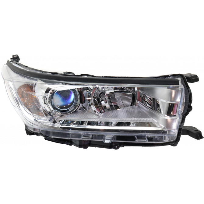 CarLights360: For 2017 2018 Toyota Highlander Headlight Assembly DOT w/Bulbs Halogen w/o LED DRL Type (Trim: Hybrid LE ; Hybrid XLE ; LE Plus ; LE ; XLE) (CLX-M0-20-9922-00-1-CL360A1-PARENT1)