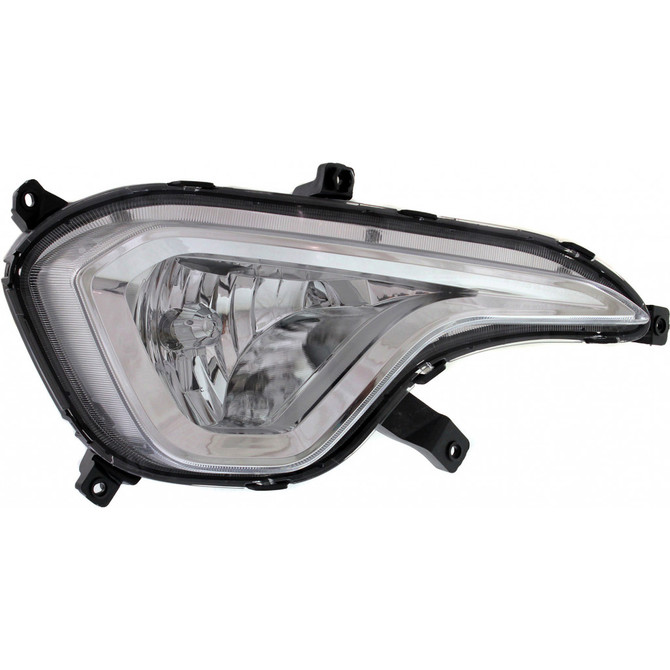 CarLights360: For 2013 Hyundai Santa Fe XL Fog Light Assembly DOT Certified w/Bulbs (Vehicle Trim: Base) (CLX-M0-19-6054-00-1-CL360A1-PARENT1)