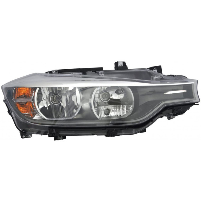 CarLights360: For 2012 2013 2014 BMW 320i Headlight Assembly w/Bulbs Halogen Type-(Vehicle Trim: Sedan) (CLX-M0-20-9298-00-CL360A2-PARENT1)