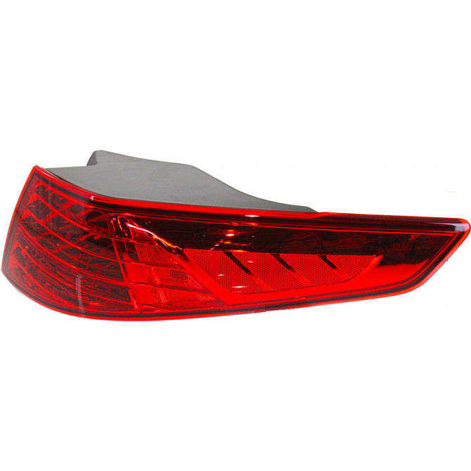 CarLights360: For 2011 Kia Optima Tail Light Assembly (Unpainted)  DOT Certified w/Bulbs Halogen Type (Vehicle Trim: EX ; LX ; ) (CLX-M0-11-6410-00-1-CL360A1-PARENT1)