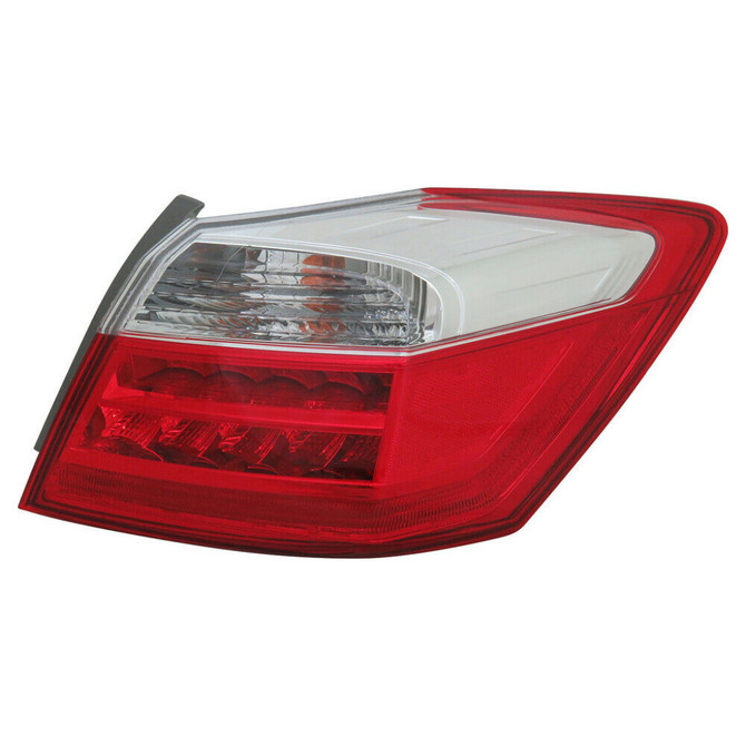 CarLights360: For 2013 2014 2015 Honda Accord Tail Light Assembly CAPA Certified w/Bulbs (CLX-M0-11-6624-00-9-CL360A1-PARENT1)