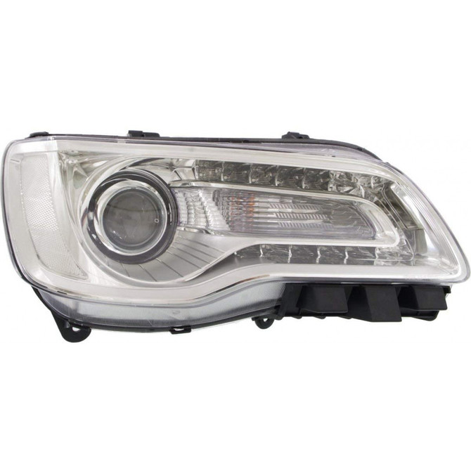 CarLights360: For 2015 2016 2017 Chrysler 300 Headlight Assembly DOT Certified w/Bulbs Halogen Type (Vehicle Trim: Chrome) (CLX-M0-20-9218-90-1-CL360A1-PARENT1)