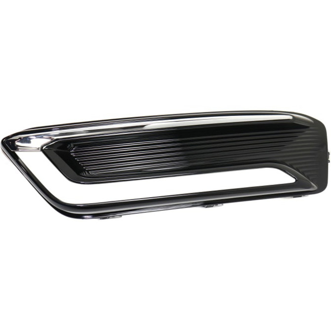 For Chevy Impala Fog Light Cover 2014-2018 | Grille Bezel | Bumper Cover | w/o Midnight Black Package | w/ Hole For DRL | LTZ/Premier Model | Black (CLX-M0-USA-REPC108634-CL360A70-PARENT1)