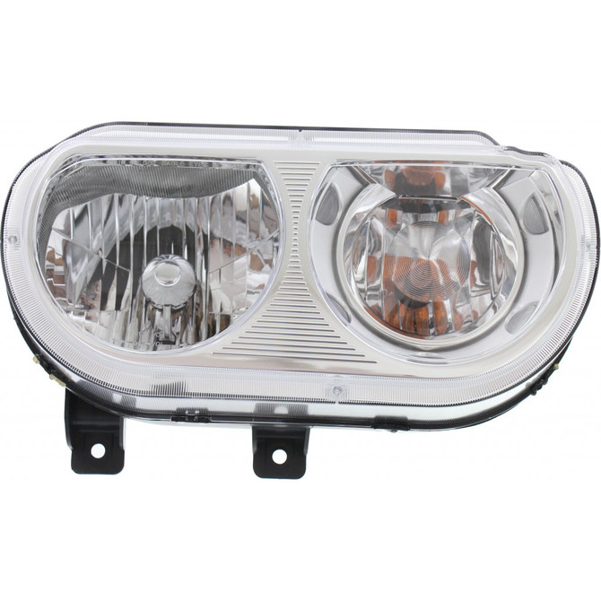 For Dodge Challenger Headlight Assembly 2008 09 10 11 12 13 2014 | Halogen (CLX-M0-USA-REPD100128-CL360A70-PARENT1)