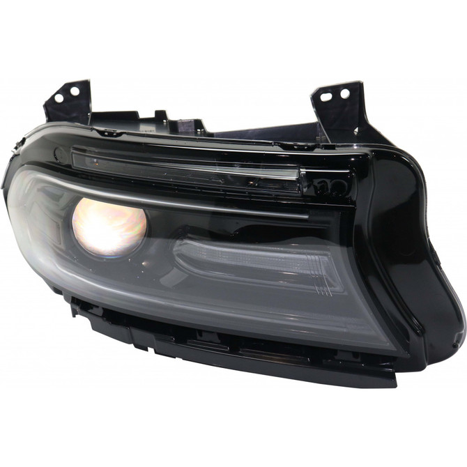 For Dodge Charger Headlight Assembly 2016 2017 2018 Halogen | w/ LED Daytime Running Light (CLX-M0-USA-RD10010018-CL360A70-PARENT1)
