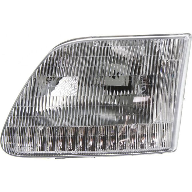 For Ford F-250 Headlight Assembly 1997 1998 1999 | Halogen Type | w/o Bracket | STX/Heritage/King Ranch | CAPA Certified (CLX-M0-USA-20-3520-80Q-CL360A72-PARENT1)