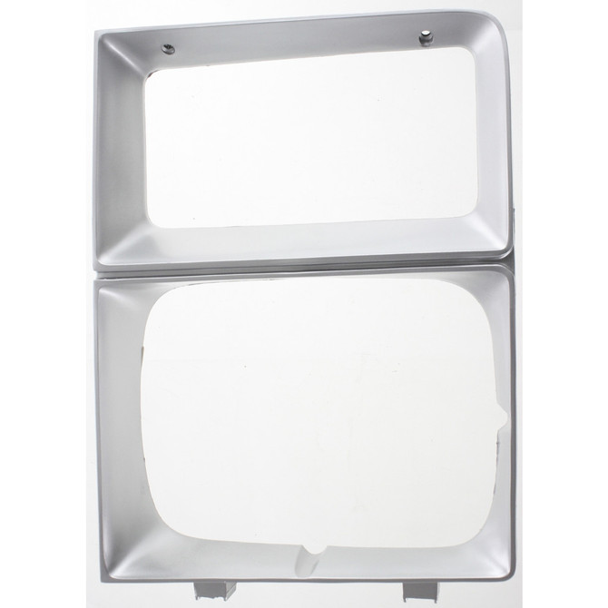 For Chevy K10 / K20 / K30 Headlight Door 1983 1984 | w/ Single Headlamps | Silver (CLX-M0-USA-6738-CL360A71-PARENT1)