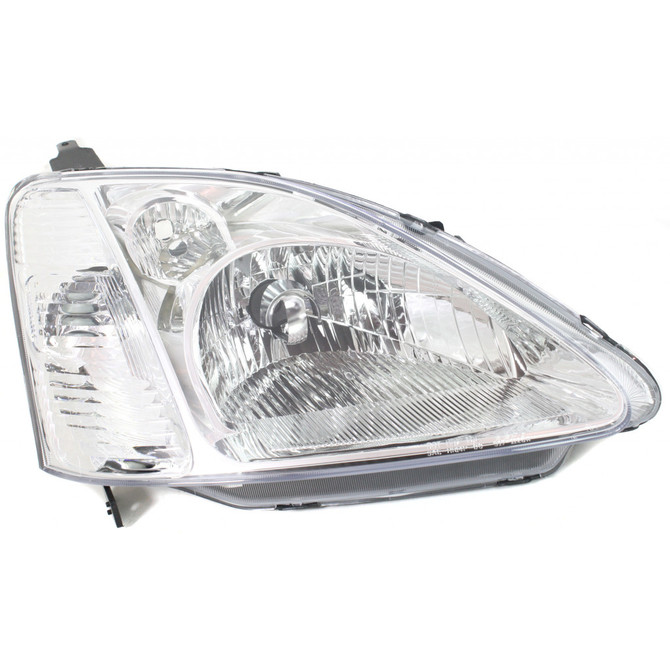 For Honda Headlight Assembly Civic 2002 2003 Halogen | Hatchback | w/o Bulbs (CLX-M0-USA-H100122-CL360A70-PARENT1)