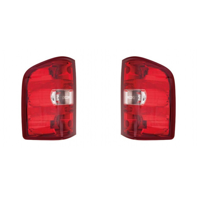 For GMC Sierra 2500 HD Tail Light Assembly 2011 DOT (CLX-M1-334-1933L-AFN-CL360A5-PARENT1)