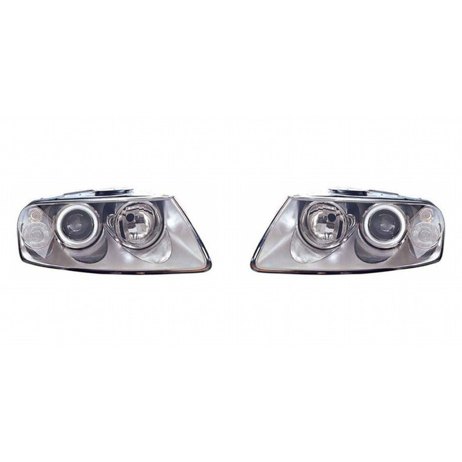 CarLights360: For 2004 2005 2006 2007 VOLKSWAGEN TOUAREG Headlight Assembly w/Bulbs Halogen Type (CLX-M1-340-1119L-AS-CL360A1-PARENT1)