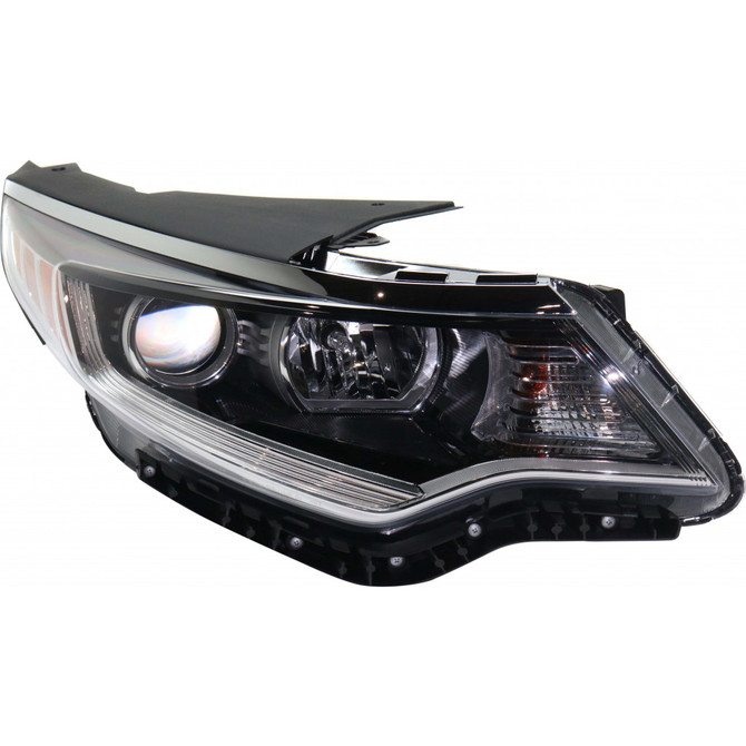 For Kia Optima Headlight Assembly 2016 2017 2018 | Halogen Type | w/o Daytime Running Light CAPA Certified (CLX-M0-USA-RK10010008Q-CL360A70-PARENT1)