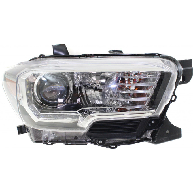 For Toyota Tacoma Headlight 2016 2017 2018 | w/ LED Daytime Running Light | w/ Halogen Fog Lights | CAPA (CLX-M0-USA-REPTY100142Q-CL360A70-PARENT1)